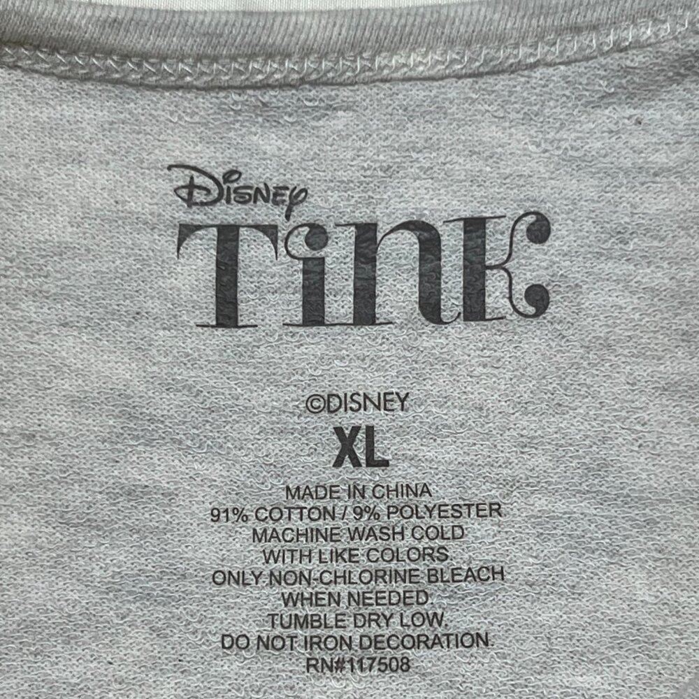 Disney Tinker Bell Top NWT – Juniors Size XL - Picture 3 of 5
